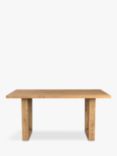 John Lewis Albury Fixed Dining Table, Straight Edge, Solid Oak Natural Oil