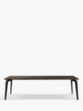 John Lewis Reigate Fixed Dining Table, Natural Edge, Solid Oak Dark Oil