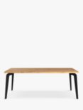 John Lewis Reigate Fixed Dining Table, Natural Edge, Solid Oak Natural Oil