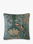 Sarah Miller Robins Filigree Cushion, Emerald