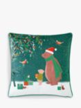 Sara Miller Woodland Tales Cushion, Bear and Robin