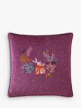 Sara Miller Woodland Tales Cushion, Cosy Rabbits