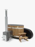 Kirami Tiny Wood Fired CULT Heater Hot Tub, Thermowood, 2 Person