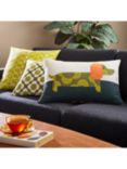 Orla Kiely Dachshund Cushion, Yellow