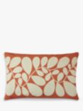 Orla Kiely Sycamore Stripe Cushion, Pink