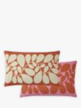 Orla Kiely Sycamore Stripe Cushion, Pink