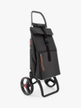 ROLSER 2LRSG Folding Shopping Trolley, Black