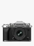 Fujifilm X-T5 Compact System Camera with XF 16-50mm Lens, 6K/4K Ultra HD, 40.2MP, Wi-Fi, Bluetooth, OLED EVF, 3” Vari-angle LCD Touch Screen, Silver