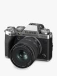 Fujifilm X-T5 Compact System Camera with XF 16-50mm Lens, 6K/4K Ultra HD, 40.2MP, Wi-Fi, Bluetooth, OLED EVF, 3” Vari-angle LCD Touch Screen, Silver