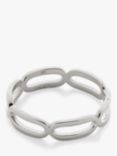 Monica Vinader Paperclip Stacking Ring, Silver