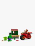 LEGO Marvel 76287 Iron Man with Bike and The Hulk