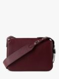 Mulberry Billie Small Classic Grain Leather Cross Body Bag, Black Cherry