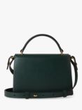 Mulberry Small Lana Gloss Leather Top Handle Bag, Mulberry Green