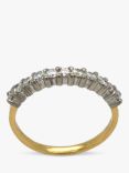 Vintage Fine Jewellery Second Hand 18ct Yellow/White Gold Diamond Eternity Ring, Gold