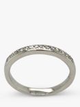 Vintage Fine Jewellery Second Hand 18ct White Gold and Diamond Half Eternity Ring