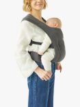 Gaia Baby Newborn+ Organic Cotton Baby Carrier, Charcoal