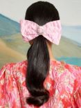 Sister Jane Reins Jacquard Hair Bow Clip, Pink