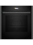 Neff N70 Slide and Hide B54CR31G0B Built In Electric Single Oven, Grey