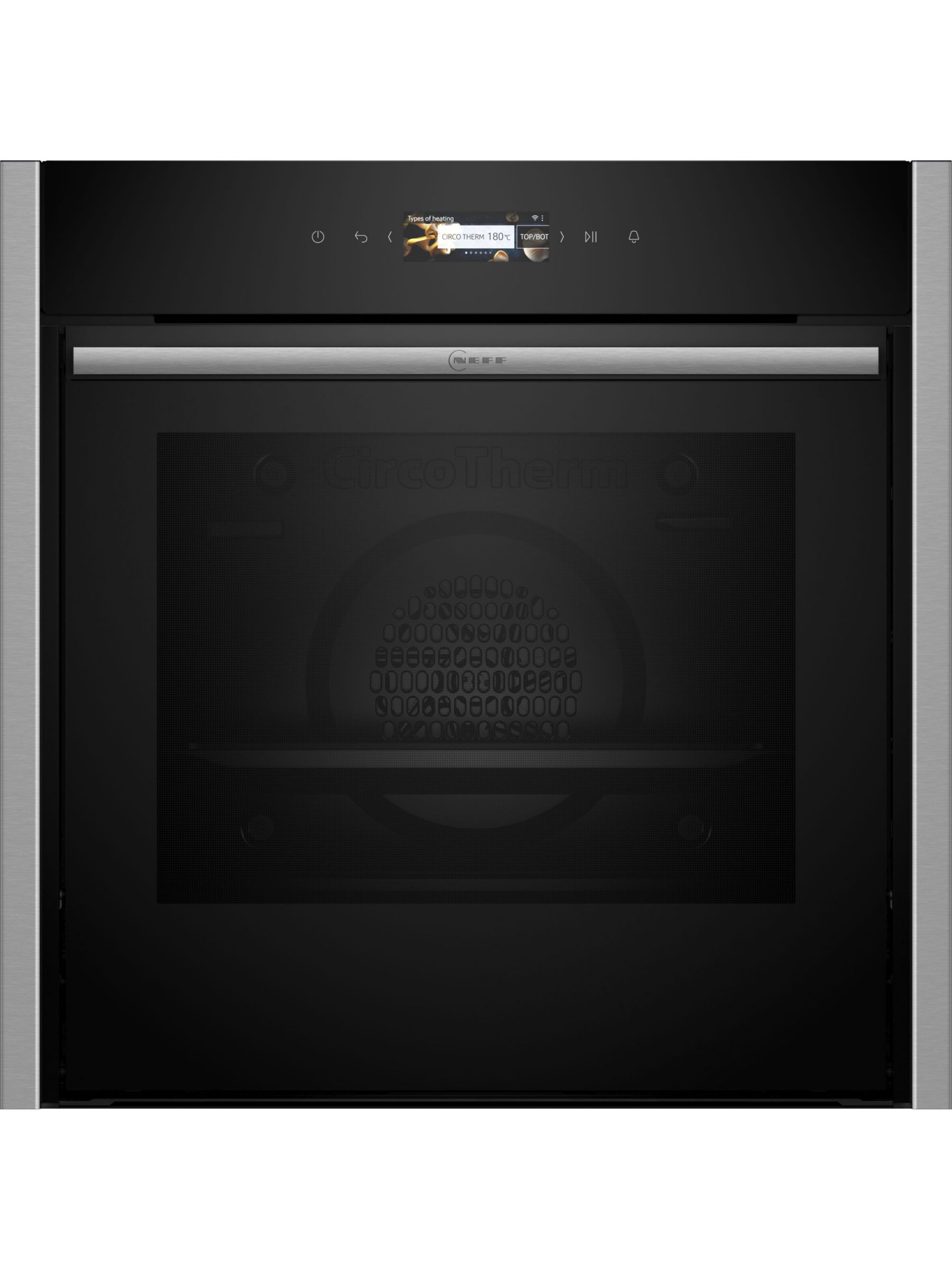 Neff N70 Slide and Hide B54CR31N0B Built In Electric Single Oven, Stainless Steel