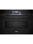 Siemens iQ700 CS736G1B1 Built-in Compact Oven, Black