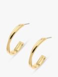 Melissa Odabash Gold Plated Twist Hoop Earrings, Gold