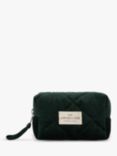 Nobody's Child Recycled Velvet Make Up Bag, Green