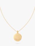 Astrid & Miyu Bold Zodiac Pendant Necklace, Gold