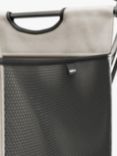 simplehuman Chrome Steel X-Frame Single Laundry Hamper, Grey