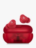 Beats Solo Buds True Wireless Bluetooth In-Ear Headphones with Mic/Remote, Transparent Red