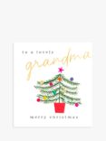 Caroline Gardner Xmas Tree Lovely Grandma Christmas Card