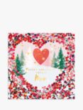 Belly Button Designs Red Berries Mum Christmas Card