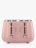 De'Longhi Eclettica 4 Slice Toaster, Pink