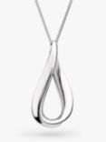 Kit Heath Serenity Grande Slider Necklace, Silver