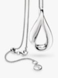 Kit Heath Serenity Grande Slider Necklace, Silver