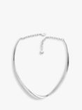 Kit Heath Serenity Grande Collar Necklace, Silver