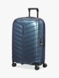 Samsonite Attrix Spinner 4-Wheel 69cm Medium Suitcase, Steel Blue