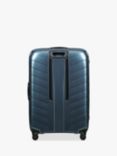 Samsonite Attrix 4-Wheel Spinner 81cm Large Suitcase, Steel Blue