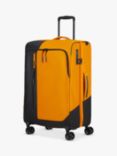 Samsonite Biz 2 Go Travel Spinner 66cm Medium Expandable Suitcase, Radiant Yellow