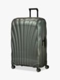 Samsonite C-Lite Spinner 81cm Large Suitcase, Metallic Green