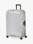 Samsonite C-Lite Spinner 81cm Large Suitcase, Off White