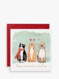 Louise Mulgrew Designs Cats Meowvelous Christmas Card