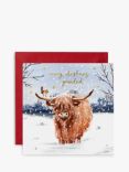 Louise Mulgrew Designs Grandad Highland Cow Christmas Card