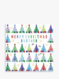 Wendy Jones Blackett Merry Christmas Brother Trees Card