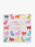 Wendy Jones Blackett Merry Christmas Grandaughter Cats Card