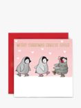 Susan O'Hanlon Coolest Sister Penguins Christmas Card