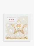 The Proper Mail Company Mum Golden Star with Glasses Christmas Card