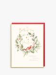 Paperlink Both of You Wreath Christmas Card