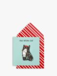 Tache Crafts Meowy Christmas Sister Cat Card