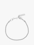 Tutti & Co True Twist Chain Bracelet, Silver