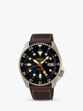 Seiko SSK036K1 Men's 5 Sports SKX GMT Date Automatic Bracelet Strap Watch